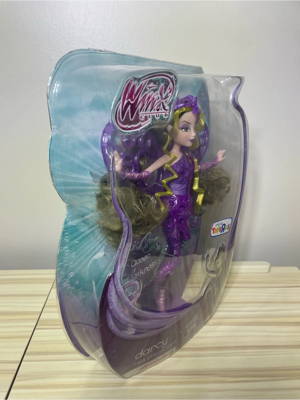 WINX Club ‘Darcy’ Fairy Doll Queen of Darkness NIB 2013 ToysRUs Exclusive RARE